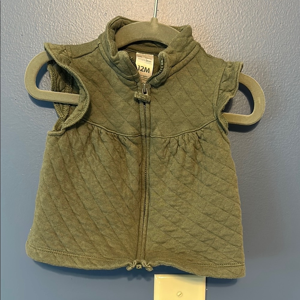 Carter's Simple Joys Gray Zip-Up Hoodie